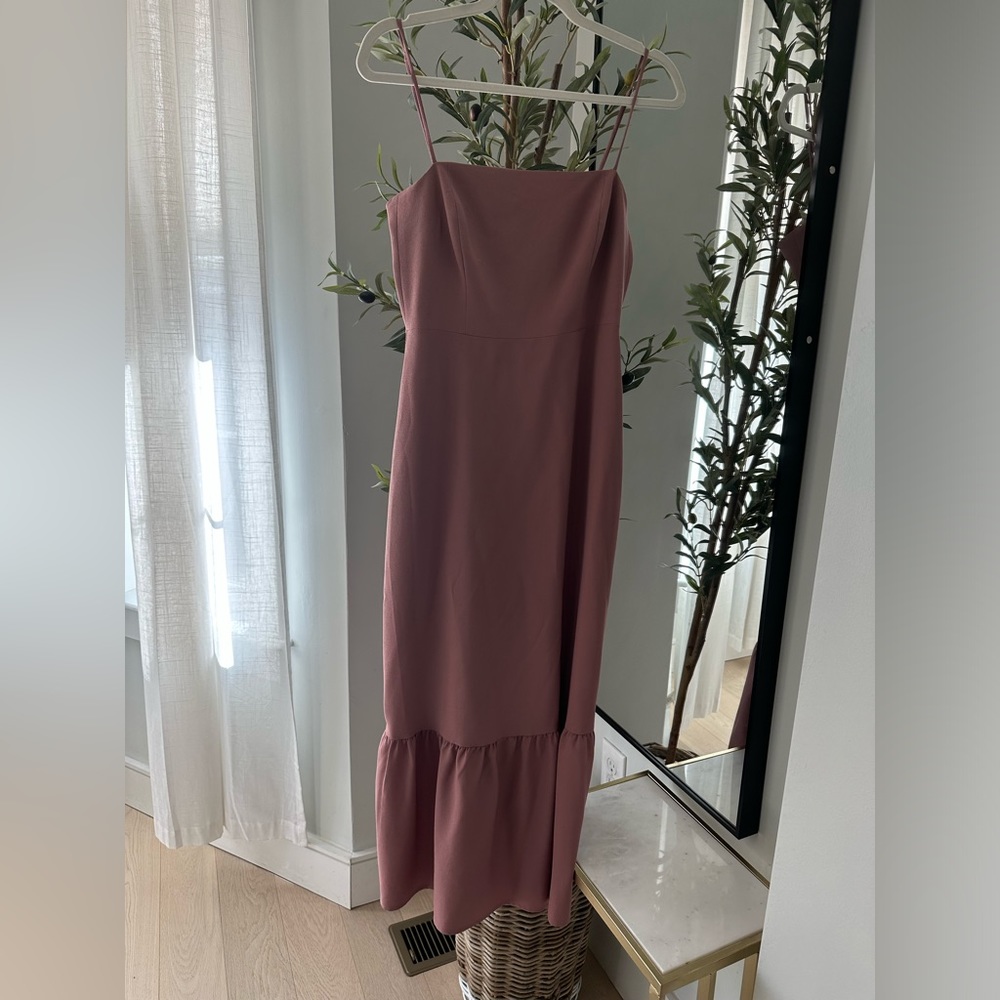 Bridesmaid dress in MAUVE worn once in perfect condition